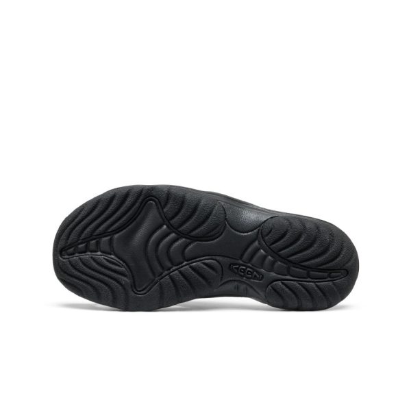 Women's Bali Leather Slide Sandal  |  Black/Black