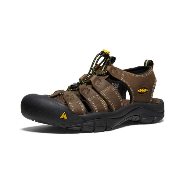 Men's Newport Leather Sandal Wide  |  Bison