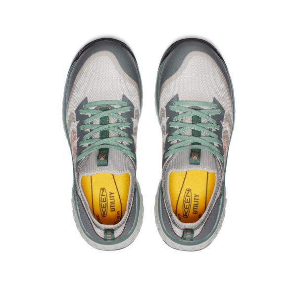 Women's Arvada Shift Work Sneaker (Carbon Toe)  |  Steel Grey/Granite Green