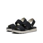 Women's Elle Backstrap Sandal Wide  |  Black