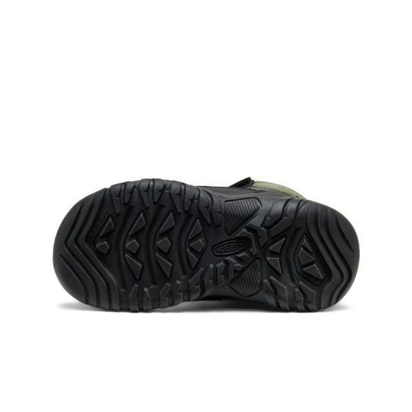 Little Kids' Kanibou Waterproof Winter Boot  |  Black/Bronze Green