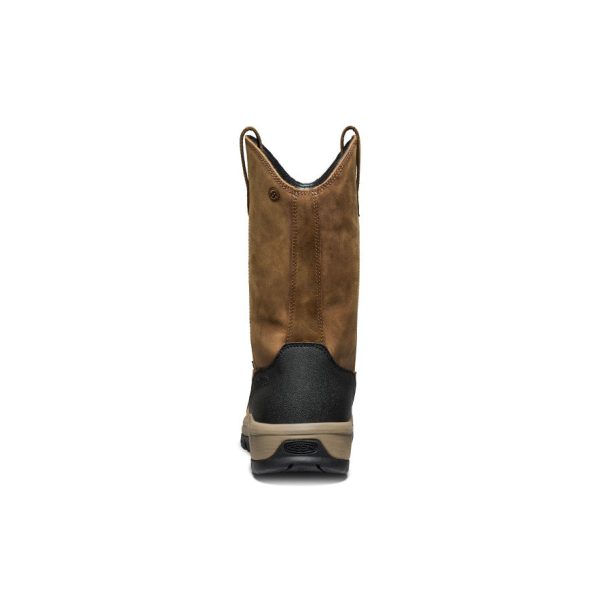 Men's Evanston Pull-On Waterproof Boot (Carbon Toe)  |  Bison/Black