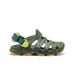Little Kids' HyperFLT Clog  |  Bronze Green/Orange Peel