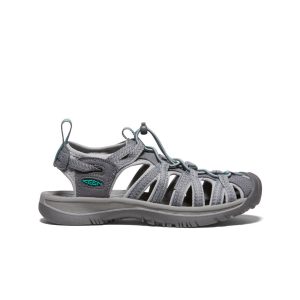 Women's Whisper | Medium Grey/Peacock Green