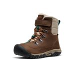 Big Kids' Kanibou Waterproof Winter Boot  |  Dark Earth/Roasted Pecan