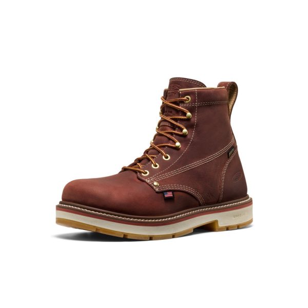 Men's Liberty 6 Waterproof 90° Heel Boot (Carbon Toe)  |  Bombay Brown/Gum