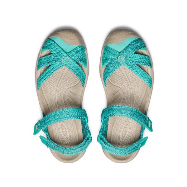 Women's Bali Strap Sandal  |  Bright Aqua