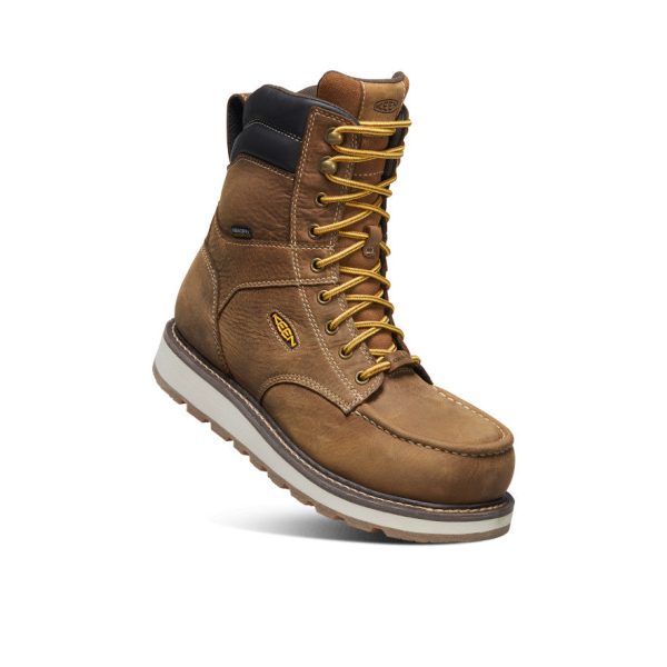 Men's Cincinnati 8 Waterproof Boot (Carbon Toe)  |  Belgian/Sandshell