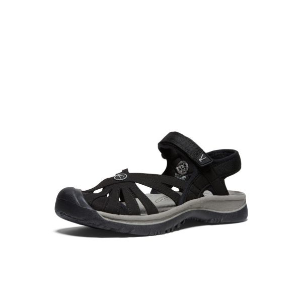 Women's Rose Sandal  |  Black/Neutral Gray