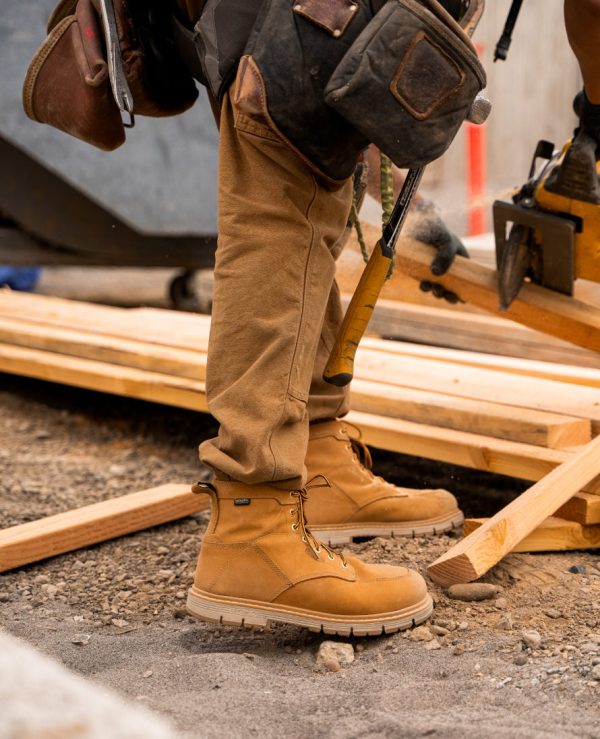 Men's San Jose 6 Waterproof 90?? Heel Boot (Aluminum Toe)  |  Bistre/Gum