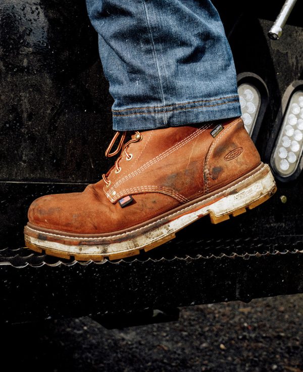 Men's Liberty 6 Waterproof 90° Heel Boot (Carbon Toe)  |  Bombay Brown/Gum