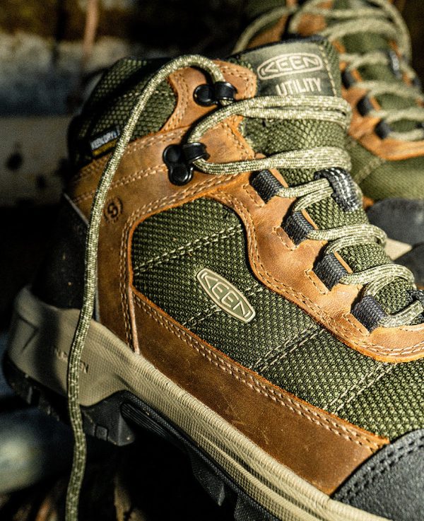 Men's Skokie Waterproof Work Boot (Soft Toe)  |  Forest Night/Black