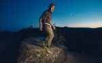 Men's Targhee Apex Wide Waterproof Hiking Shoe  |  Brindle/Canteen