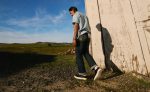 Men's KM4 Leather Sneaker  |  Steel Grey/Birch