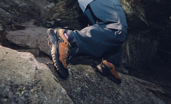 Men's Targhee IV Wide Waterproof Hiking Shoe  |  Sea Turtle/Roasted Pecan