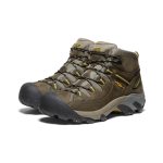 Men's Targhee II Mid Waterproof Hiking Boots | Black Olive/Yellow