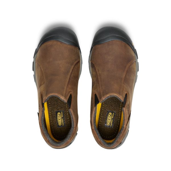 Men's Brixen Waterproof Shoe Wide  |  Slate Black/Madder Brown