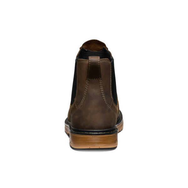 Men's San Jose Chelsea 90° Heel Boot (Aluminum Toe)  |  Cascade Brown/Gum