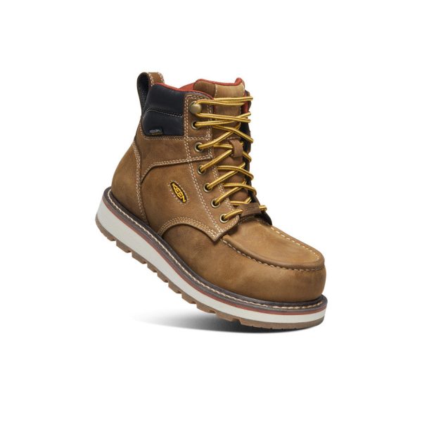 Women's Cincinnati 6 Waterproof Boot (Carbon Toe)  |  Belgian/Sandshell