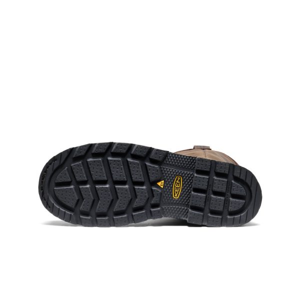 Men's Cincinnati Pull-On 90?? Heel Waterproof Work Boot (Carbon Toe)  |  Chocolate Brown/Black