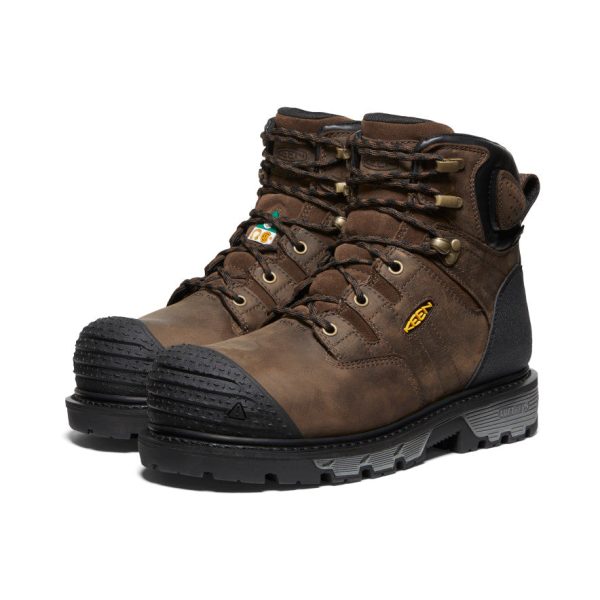 Men's CSA Camden 6 Waterproof Boot (Carbon Toe)  |  Dark Earth/Black