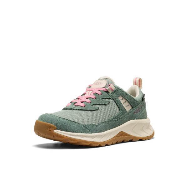Big Kids' Hightrail Waterproof Hiking Shoe  |  Lily Pad/Cashmere Rose