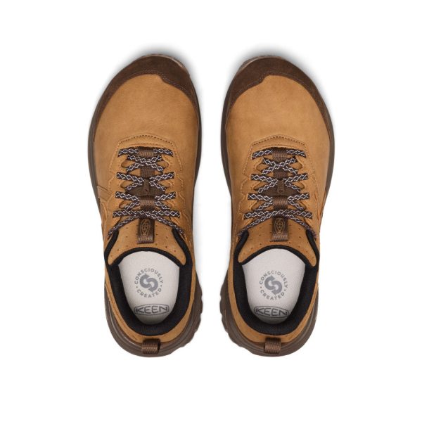Men's Roam Leather Trail Running Shoe  |  Chipmunk/Dark Earth